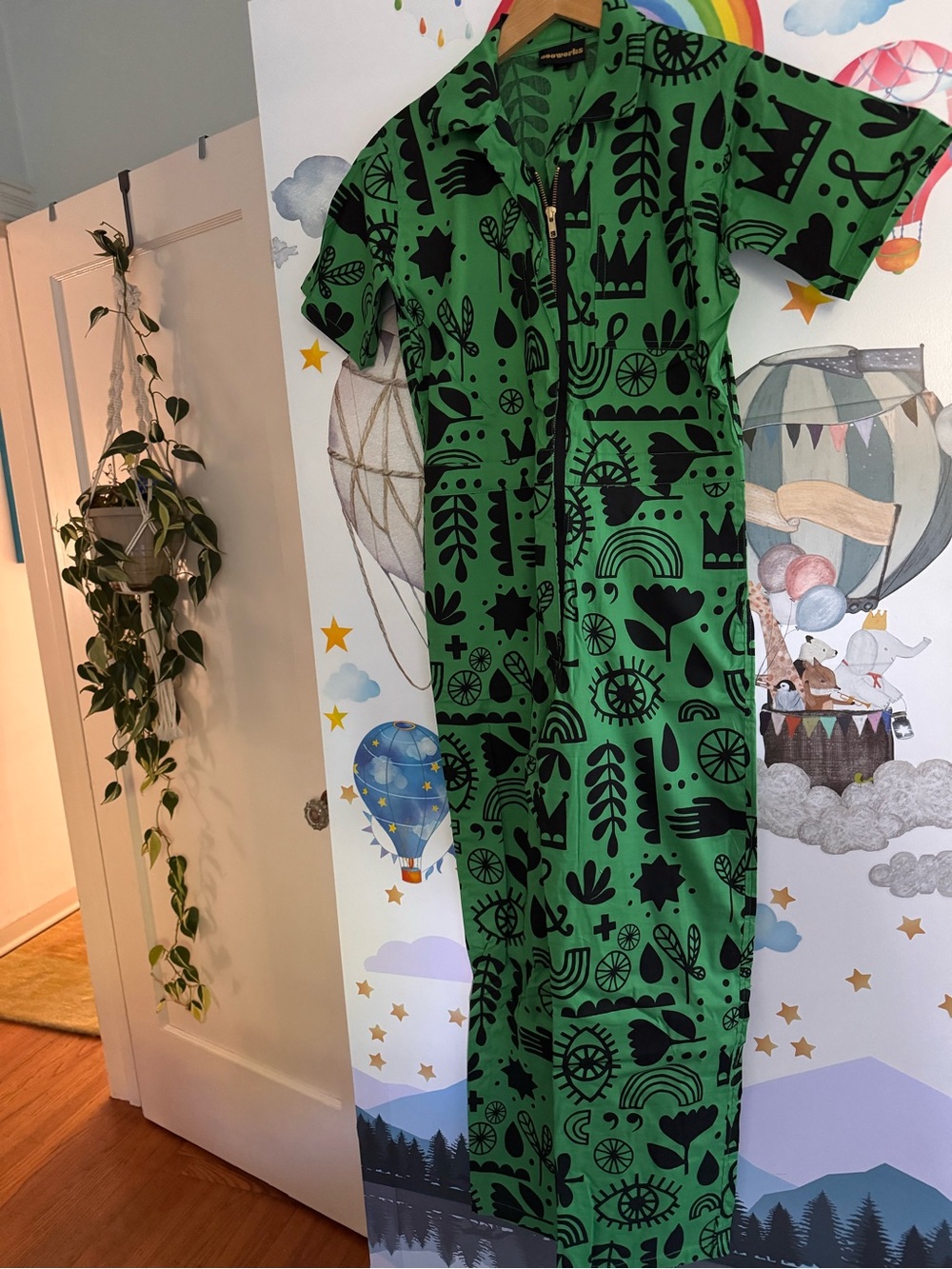 Nooworks green flash Lisa cogdon super rare coveralls small